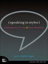 Speaking in Styles (eBook): Fundamentals of CSS for Web Designers
